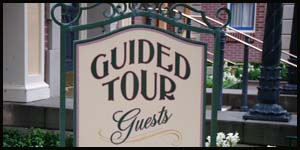 A guided Disney tour