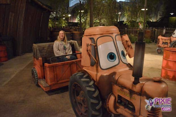 Cars Land Disney Junk Yard Ride