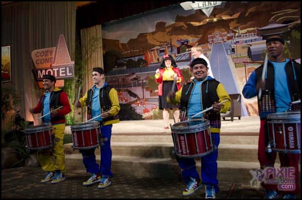 disneyland drum crew