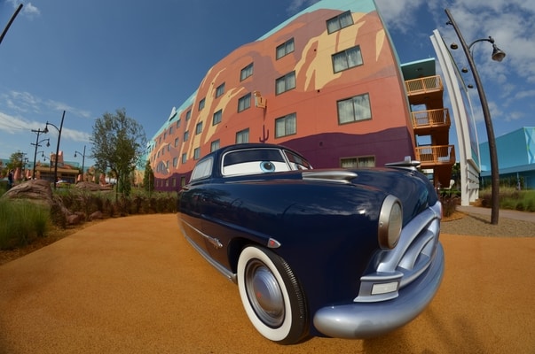 Cars at Art of animation resort