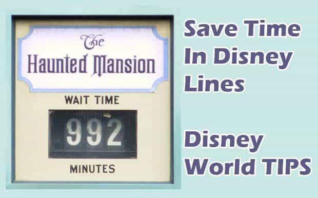 Save Time in Disney Lines