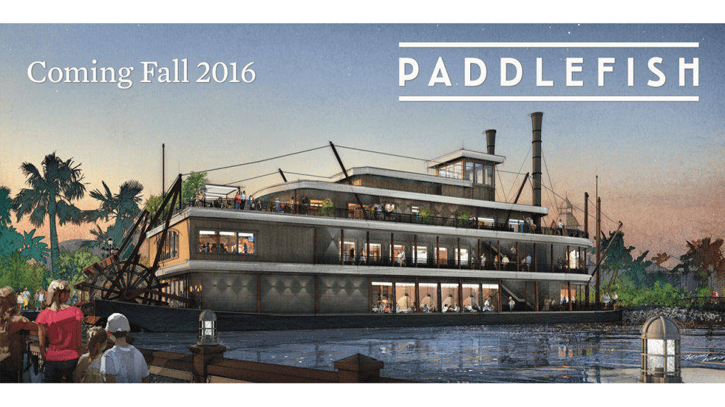 paddle fish disney springs