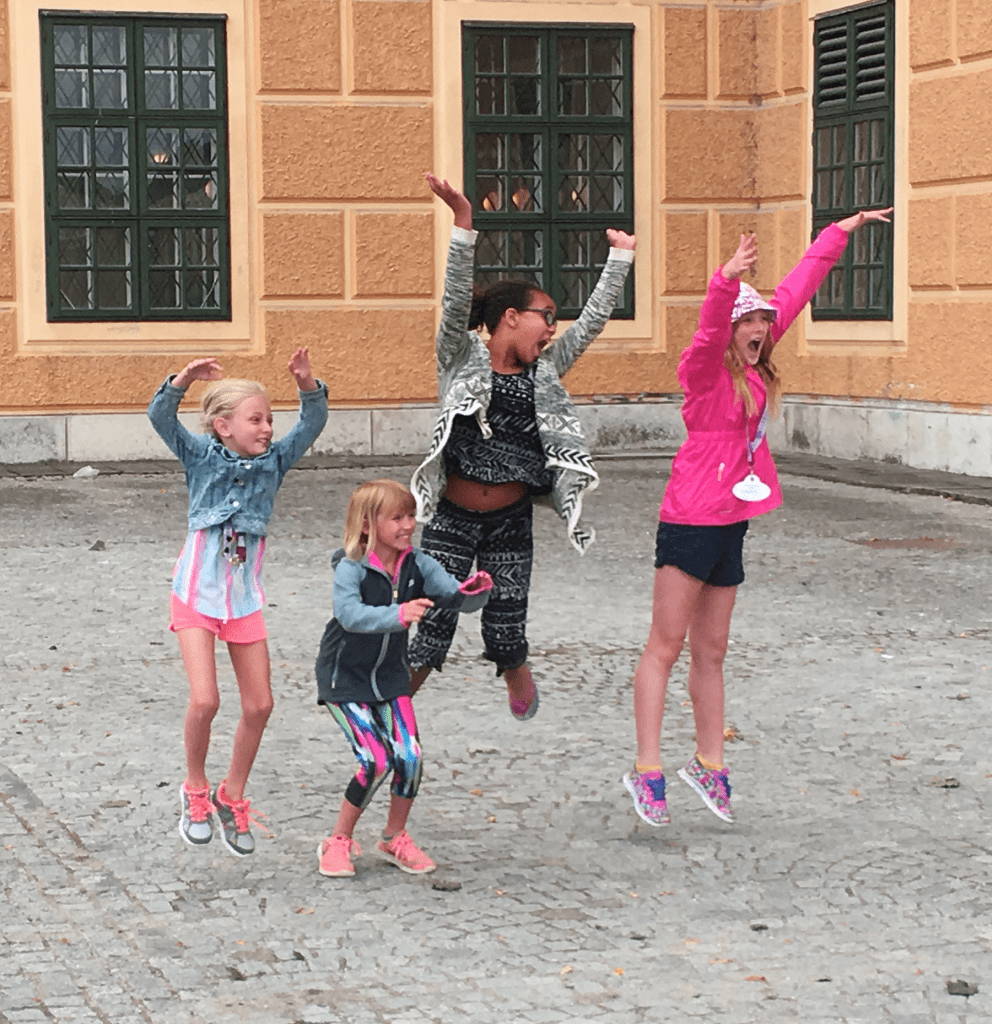 ABD Kids on Danube River cruise