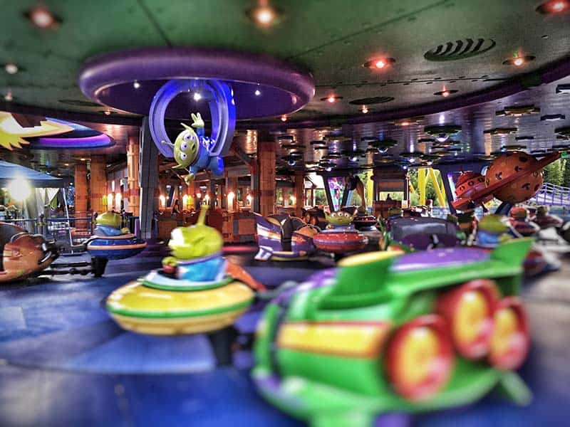 Alien Swirling Saucers