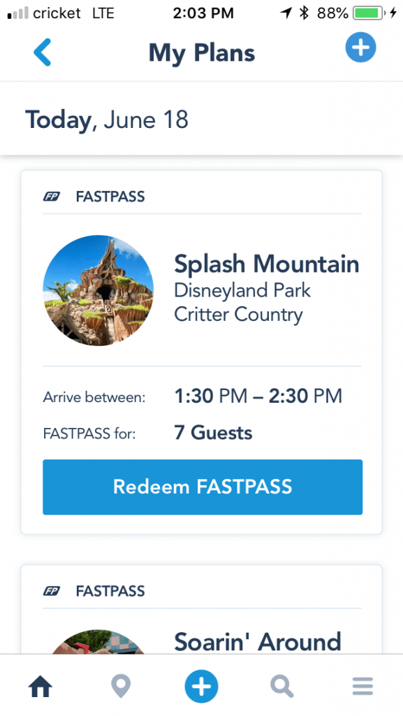 Disneyland Max Pass App